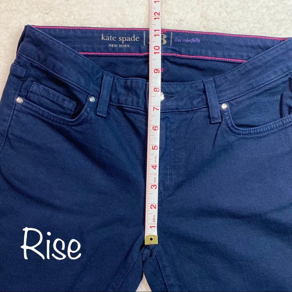 💕HP💕 NWOT Kate Spade Live Colorfully Ankle Zip Skinny Jeans
Size 28 6/Small - Picture 8 of 14